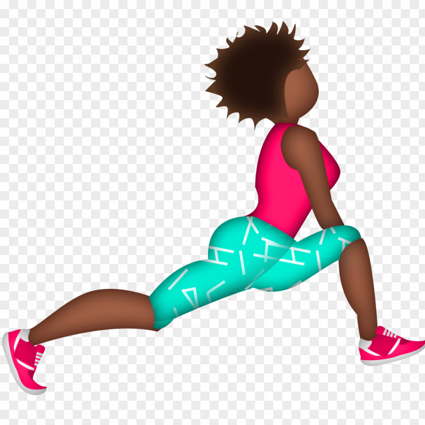 Afro Runner Running Emoji IPhone Physical Exercise PNG