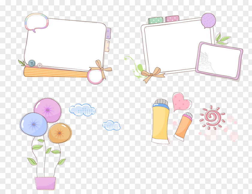 Partial Border Cartoon Image Drawing Graphics Graphic Design PNG