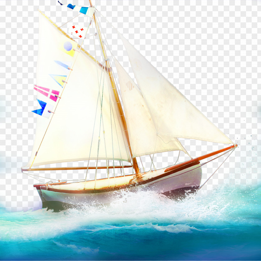 Sails Decorative Pattern Sail Boat Brigantine Clip Art PNG