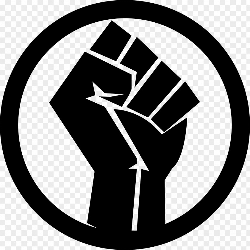 Symbol Raised Fist Black Power African American PNG