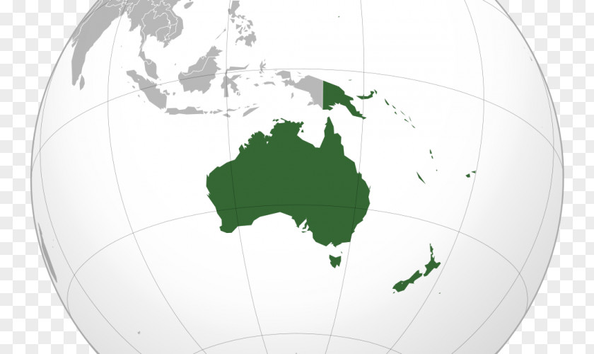 Australia Globe World Map PNG