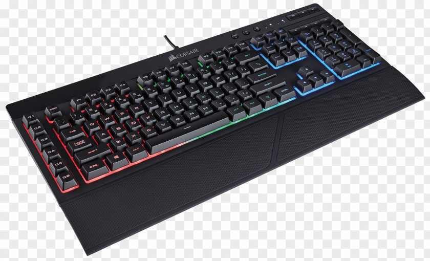 Laptop Computer Keyboard Corsair Gaming K55 RGB Mouse Keypad PNG