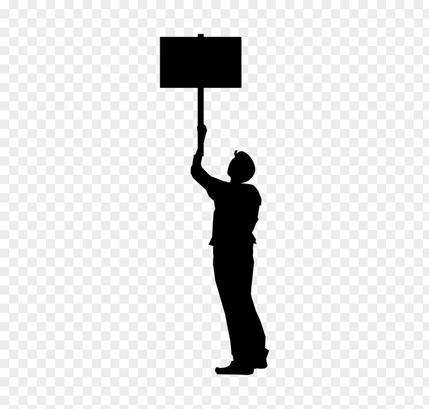 Picket Sign Protest Clip Art PNG
