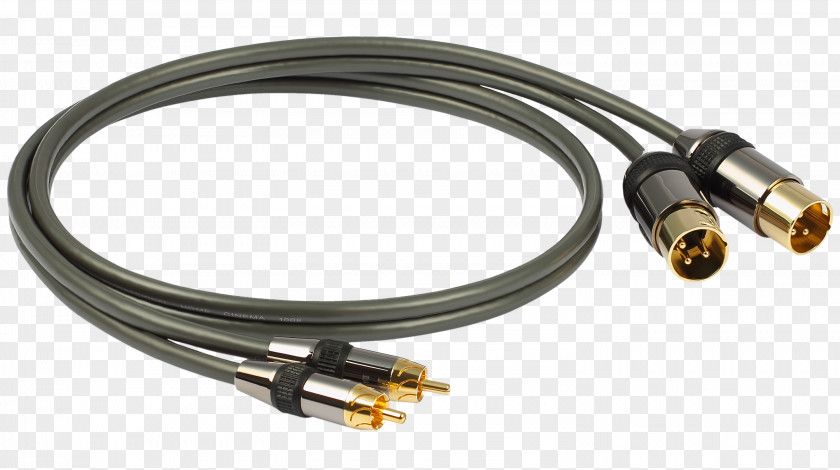 RCA Connector XLR Electrical Cable Speaker Wire Coaxial PNG