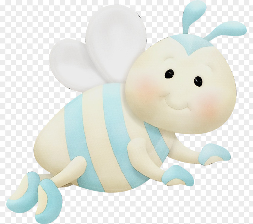 Stuffed Toy Figurine Infant Turquoise PNG