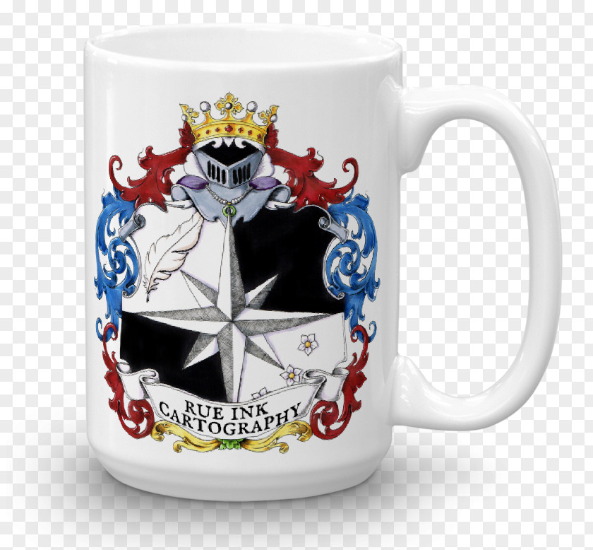White Magick Alchemy Ink Coffee Cup Mug Drawing PNG