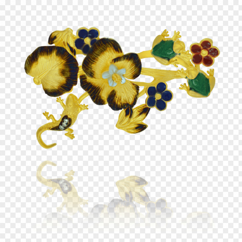 Yellowlegged Frog Cartoon Ring Jewellery Vitreous Enamel Clip Art Flower PNG