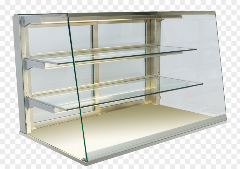 COUNTER Glass Display Case Kitchen Hotel Insulated Glazing PNG