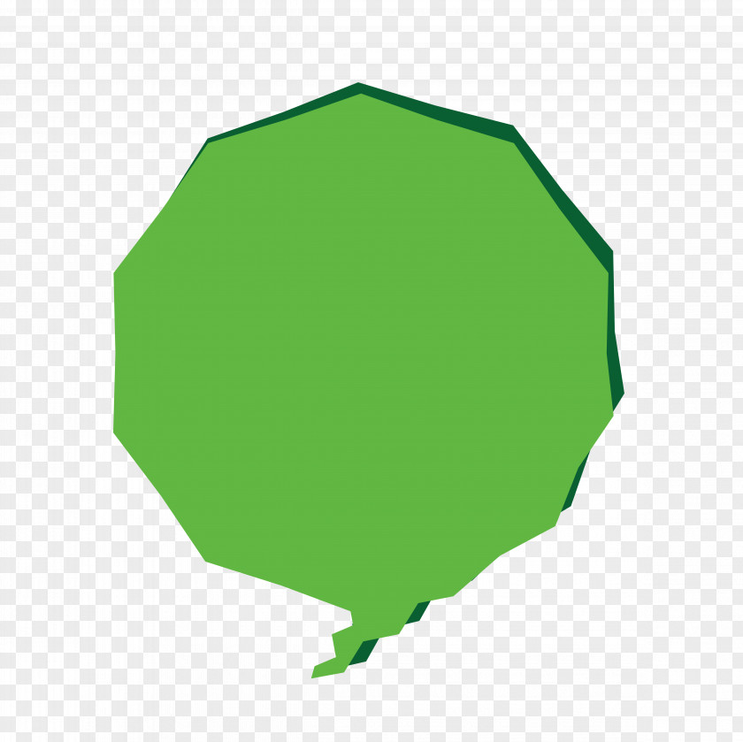 Effect Element Green Background Speech Balloon PNG