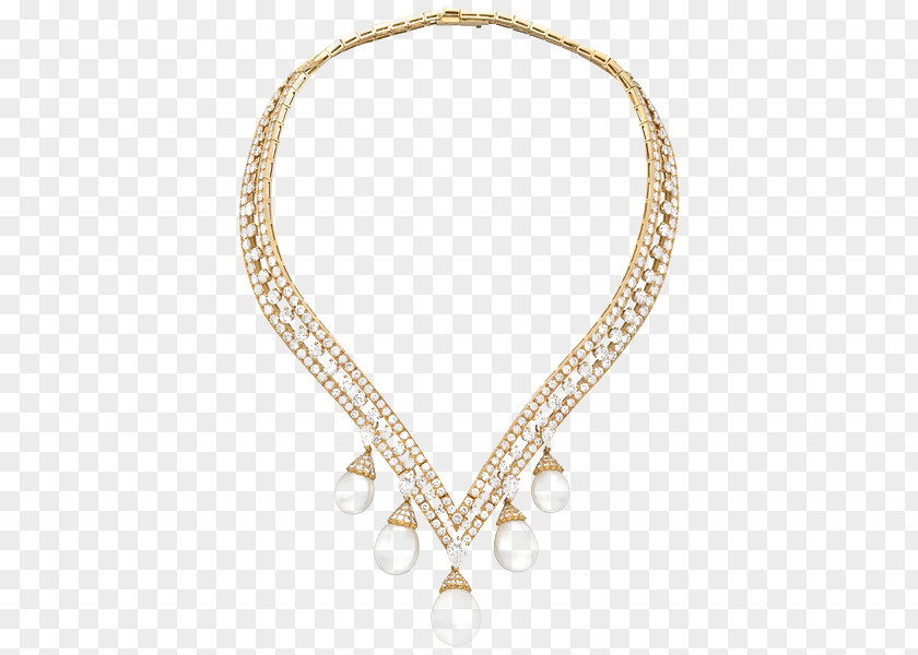 Jewellery Necklace Pearl Gold PNG
