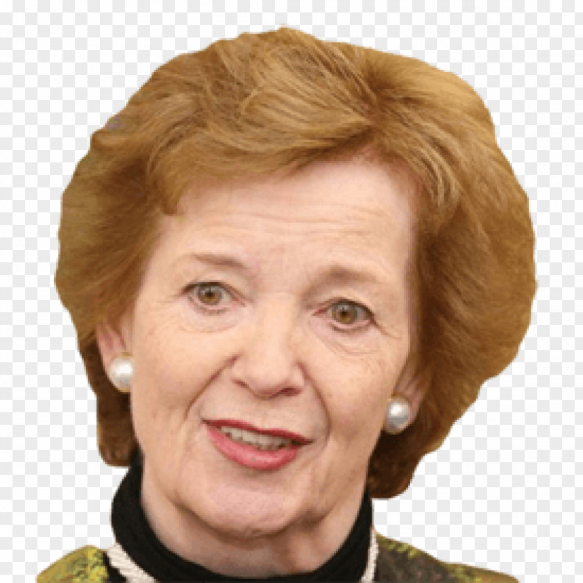 Mary Robinson Republic Of Ireland President Photograph PNG