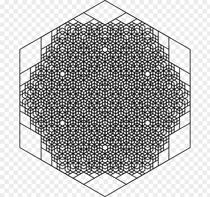 Math Clipart Fractal Art Hexagon Geometry Scaling PNG