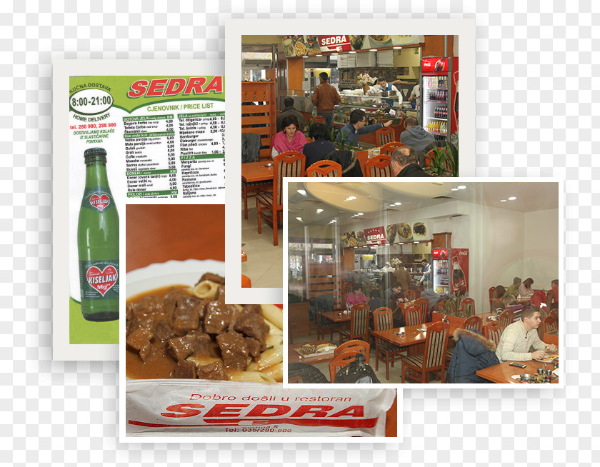 Menu Sedra Food Restaurant Saranda PNG
