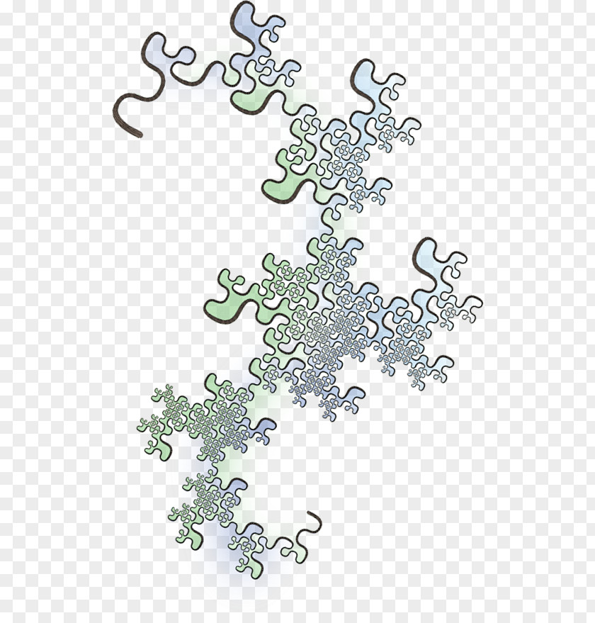 Space-filling Curves Dragon Curve Fractal PNG