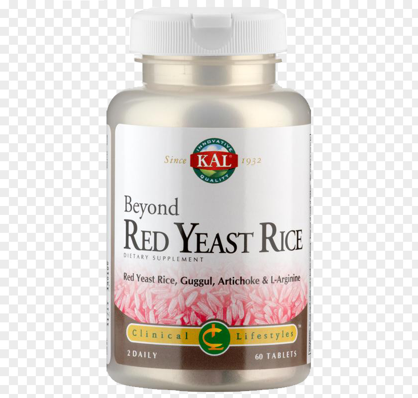 Tablet Dietary Supplement Nutrient Red Yeast Rice Kal PNG