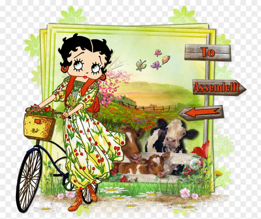 Betty Page Boop 敷物 Mat Cartoon PNG