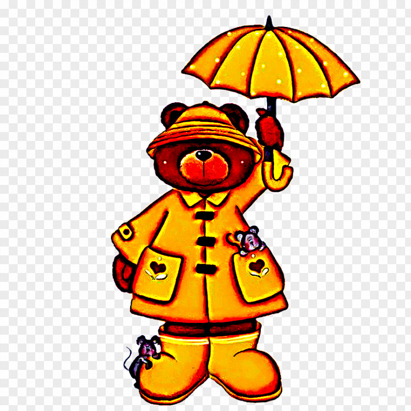 Fictional Character Umbrella Orange PNG