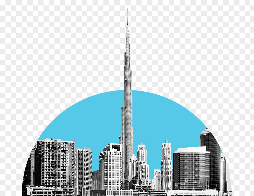 Burj Khalifa Skyscraper Tower History Of The World's Tallest Buildings PNG