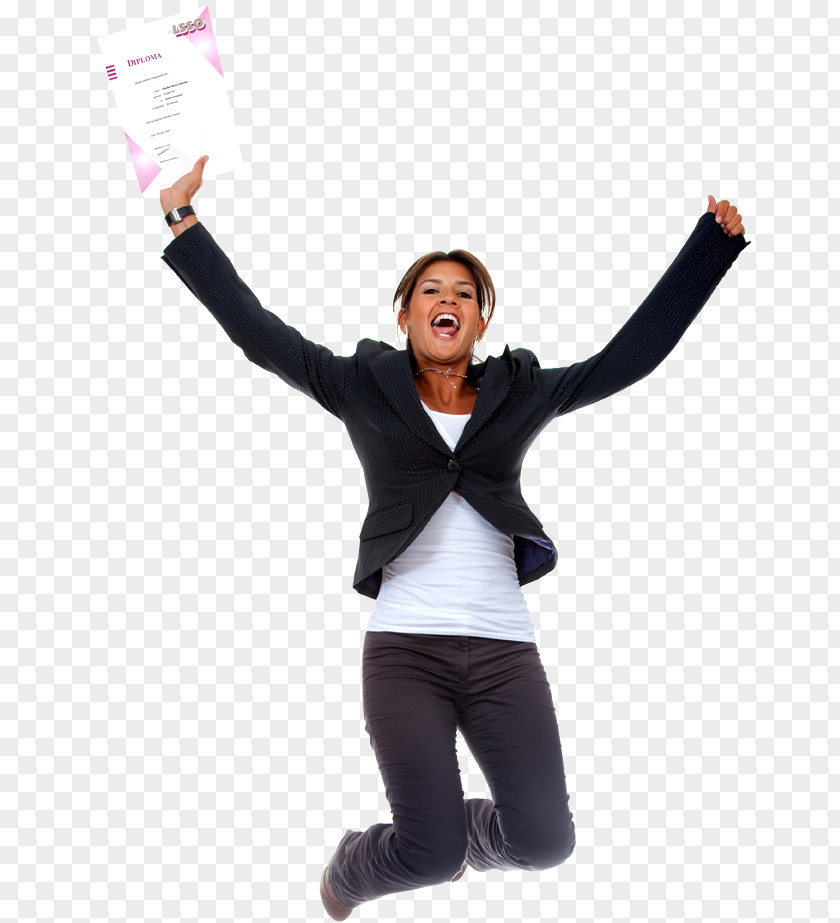 Business Businessperson Jumping Woman PNG