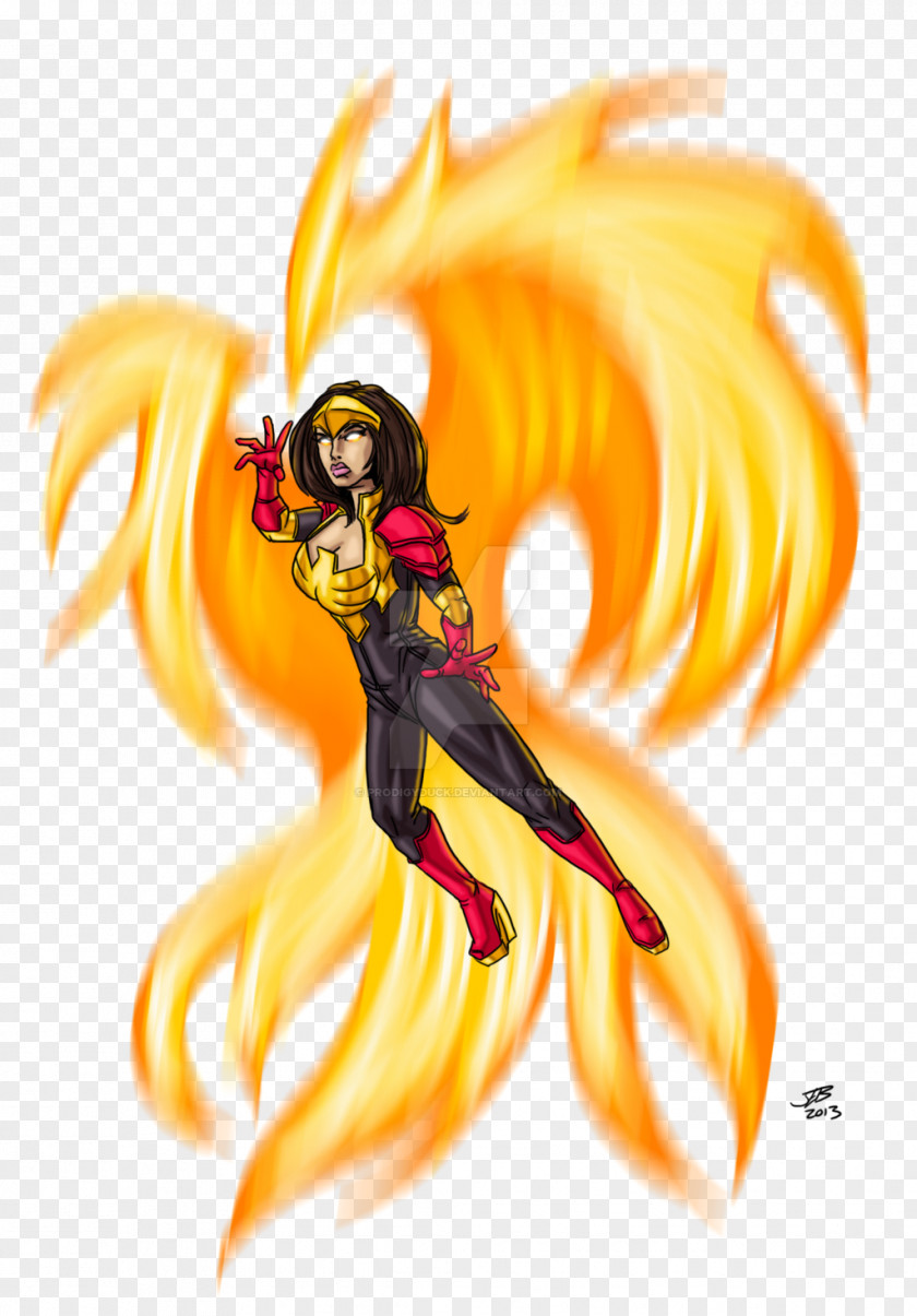 Firebird Legendary Creature Desktop Wallpaper Cartoon Figurine PNG