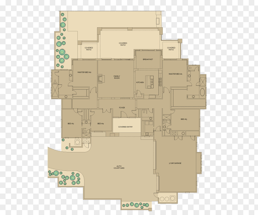 Gambel Oak East Andora Hills Drive Desert Mountain Club House Floor Plan PNG