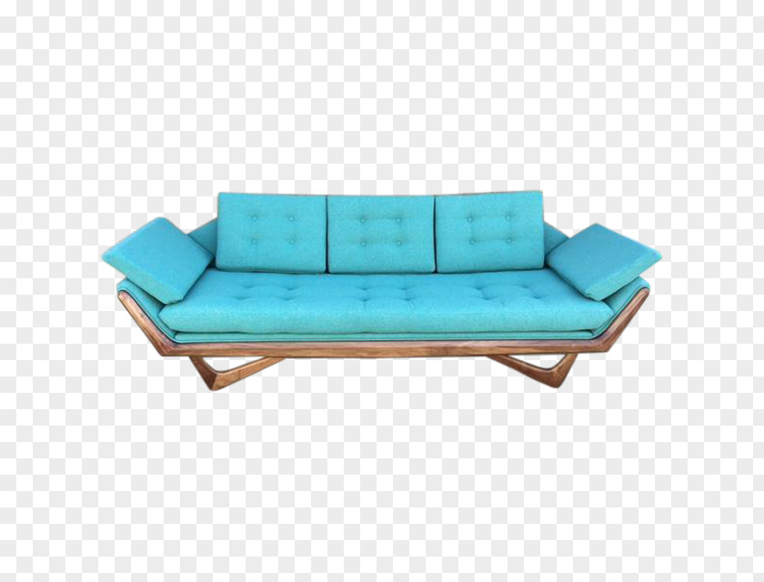 Modern Furniture Couch Sofa Bed Loveseat Turquoise PNG