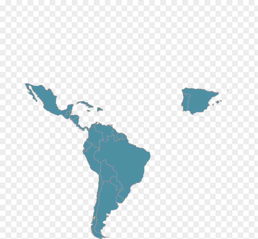 United States Latin America South Map PNG