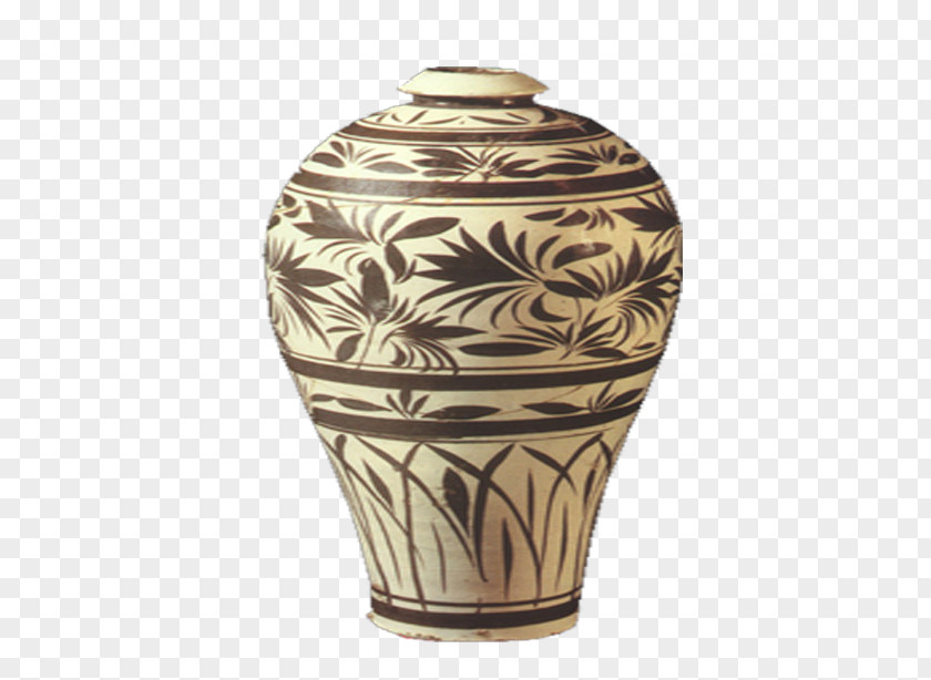 Retro Canopic Jars Ceramic Porcelain Pottery Vase PNG