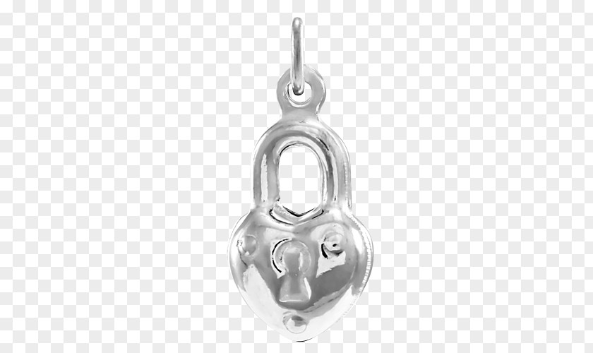 Silver Locket Earring Body Jewellery PNG