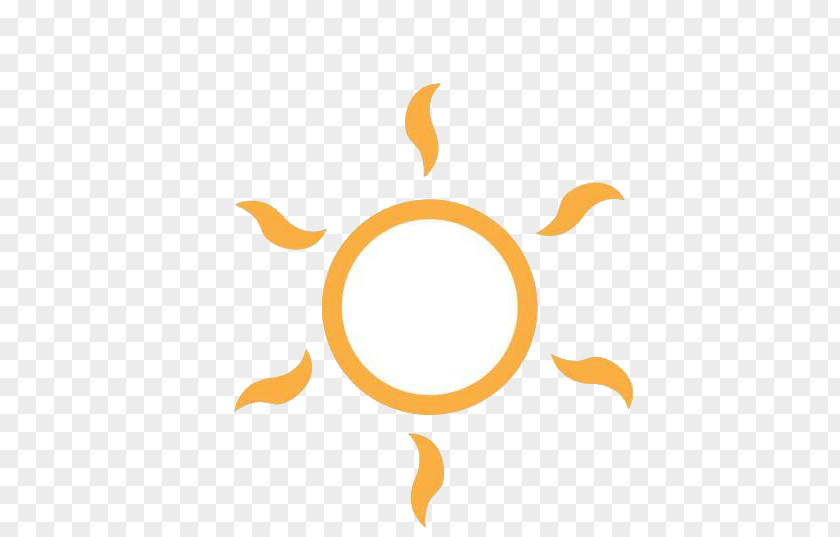 Small Sun Sign Brand Yellow Pattern PNG