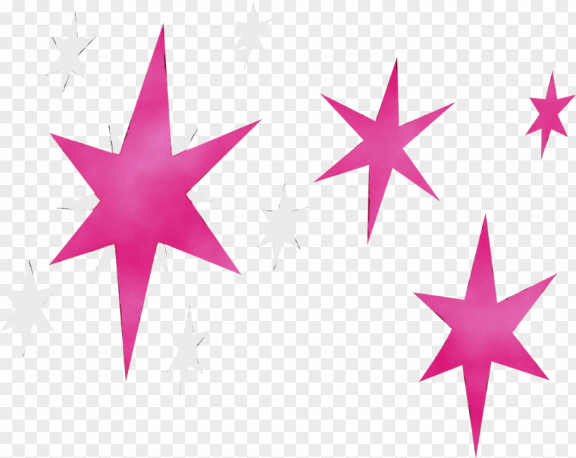 Symmetry Magenta Pink Star Pattern Clip Art PNG