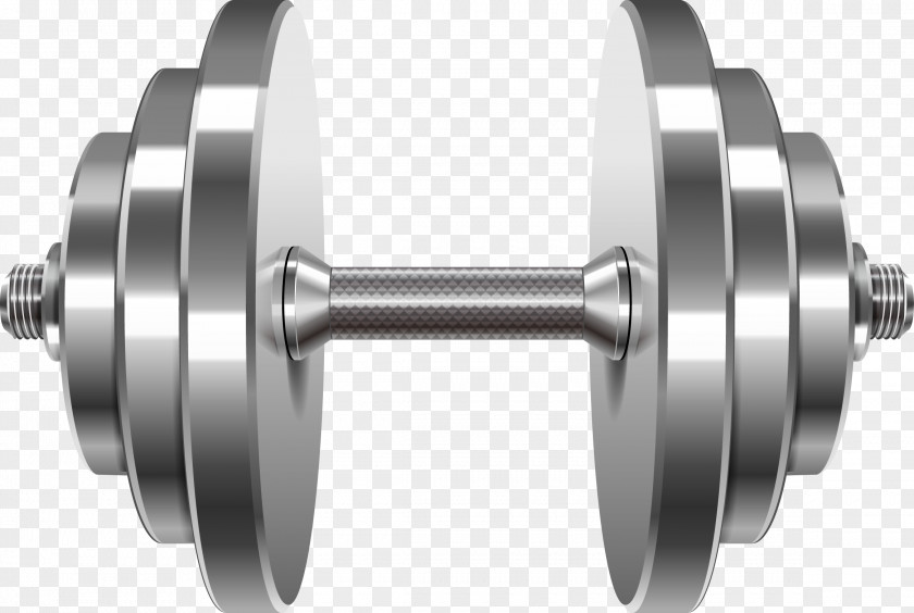 Vector Barbell Weight Training Dumbbell Clip Art PNG