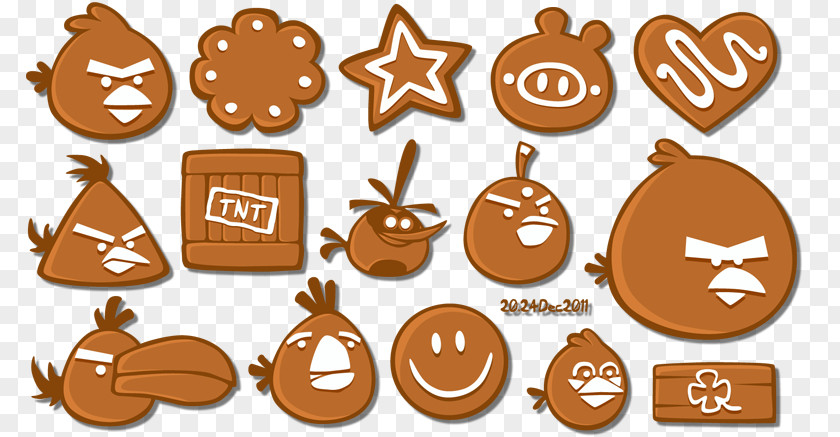Angry Birds Friends Sprites Stella Bad Piggies Biscuits Gingerbread PNG