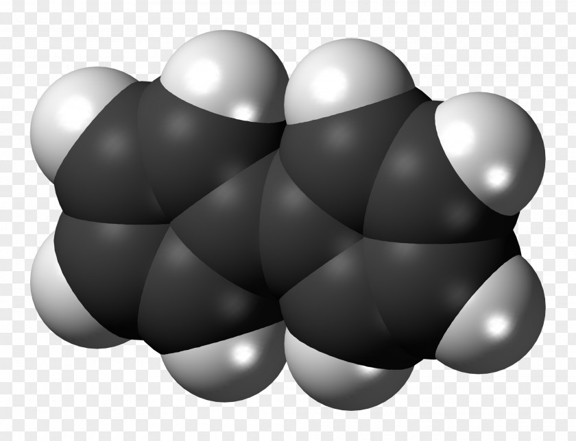 Fulvalenes Space-filling Model Alkene Naphthalene PNG