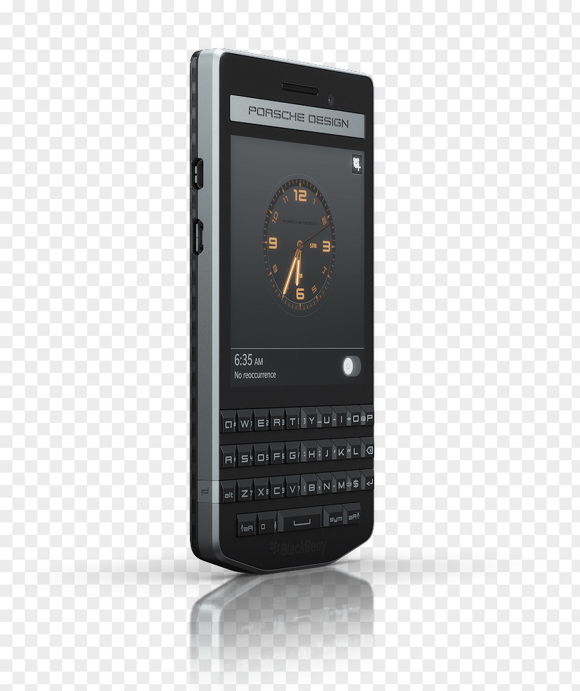 High-gloss Material Feature Phone Smartphone BlackBerry Porsche Design P'9982 P'9981 Priv PNG