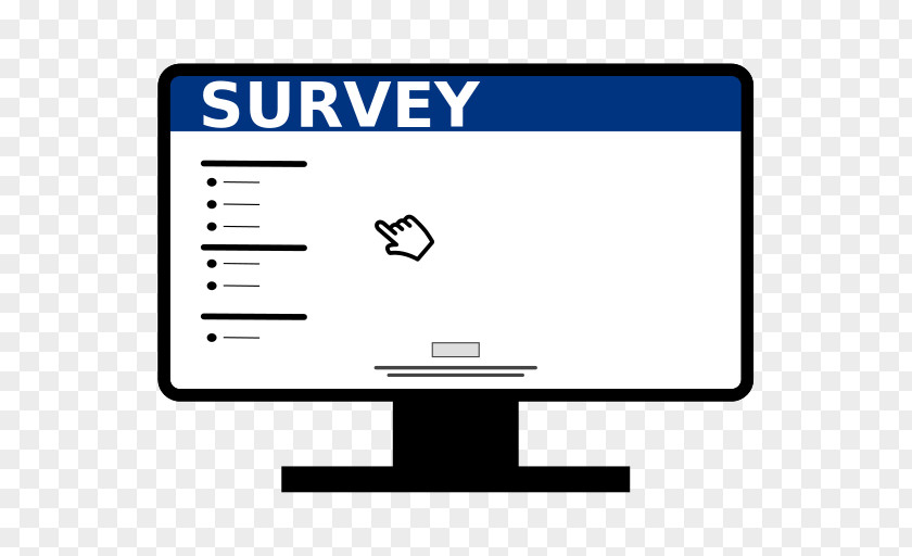 Survey Clipart Online Methodology Computer Monitors Questionnaire PNG