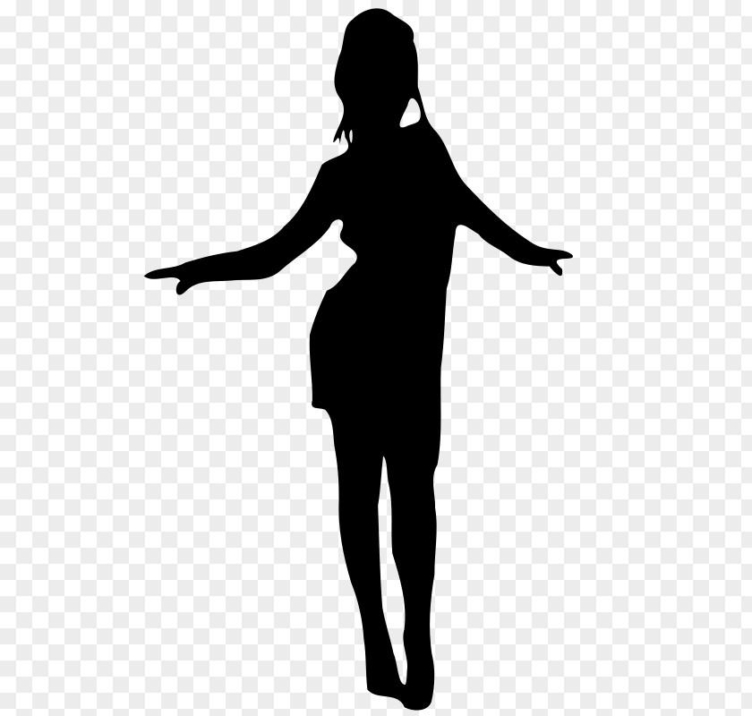 Woman Dance Silhouette Clip Art PNG