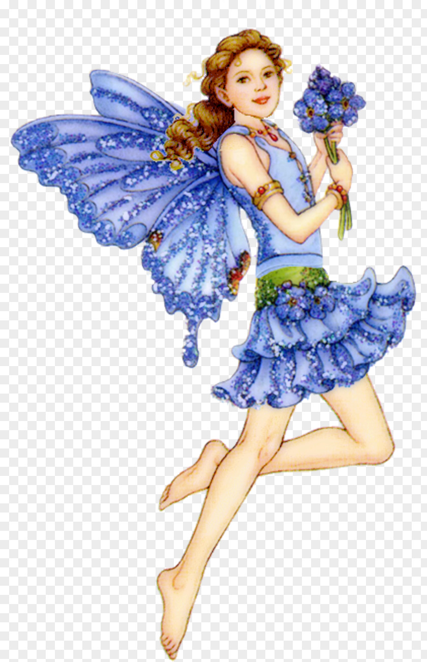 Fairy Cicely Mary Barker The With Turquoise Hair Flower Fairies Elf PNG