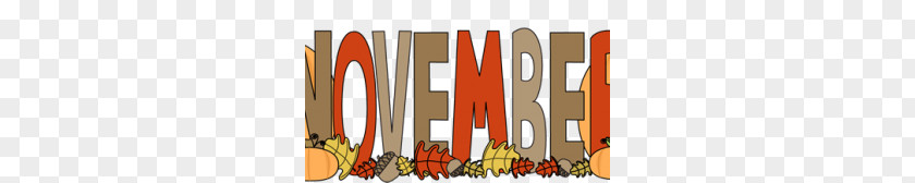 November Cliparts Autumn Banner Clip Art PNG