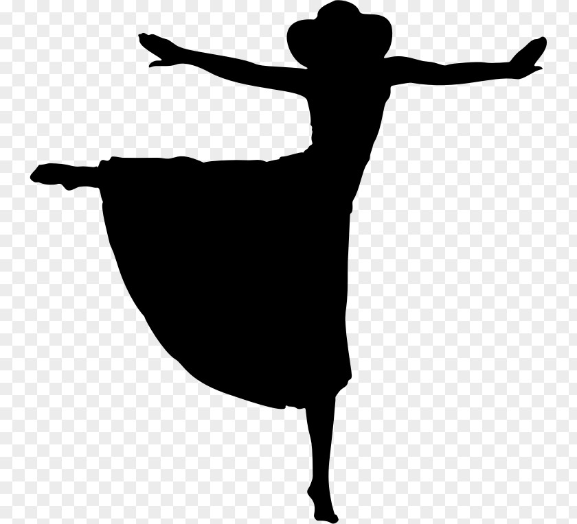 Silhouette Ballet Dancer Woman Clip Art PNG