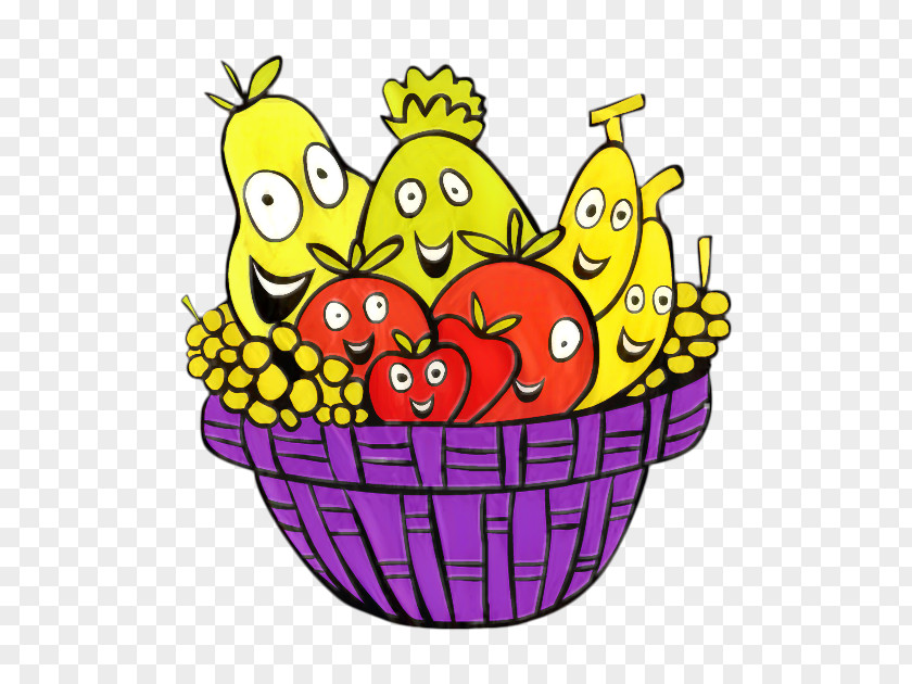 Coloring Book Smile Fruits And Vegetables Background PNG
