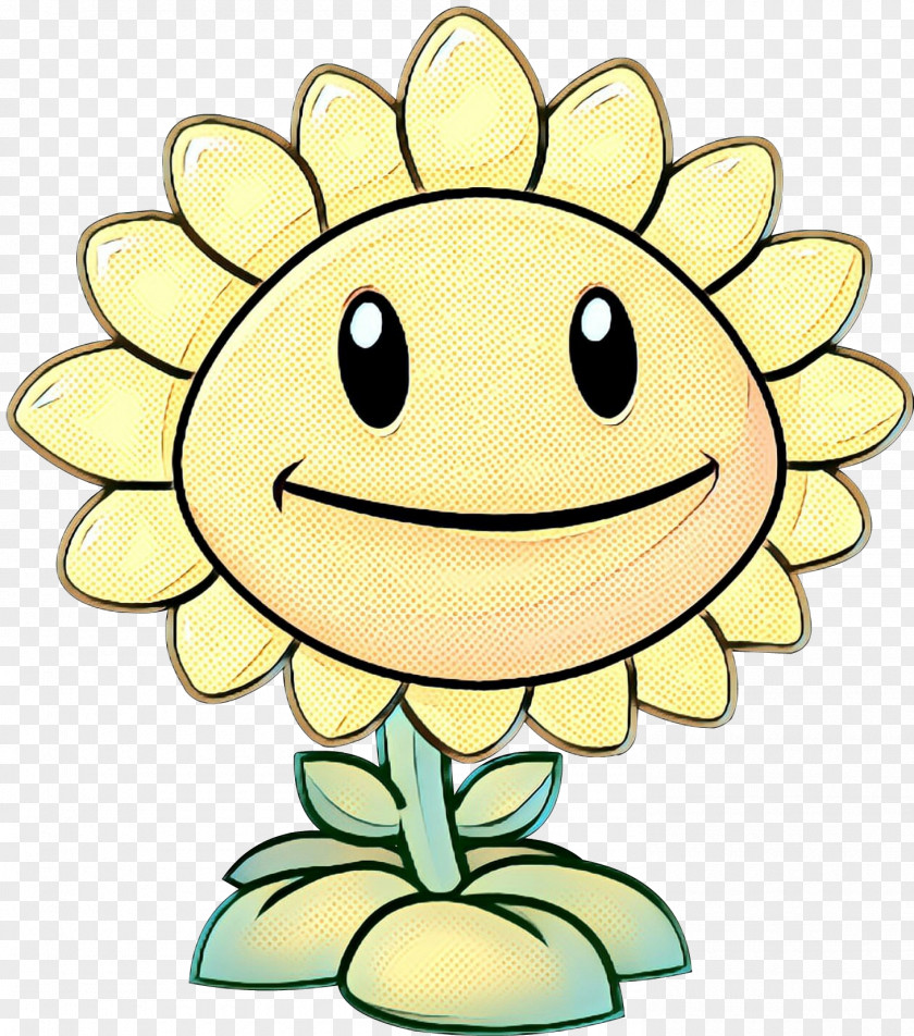 Petal Pleased Sunflower Plants Vs Zombies PNG