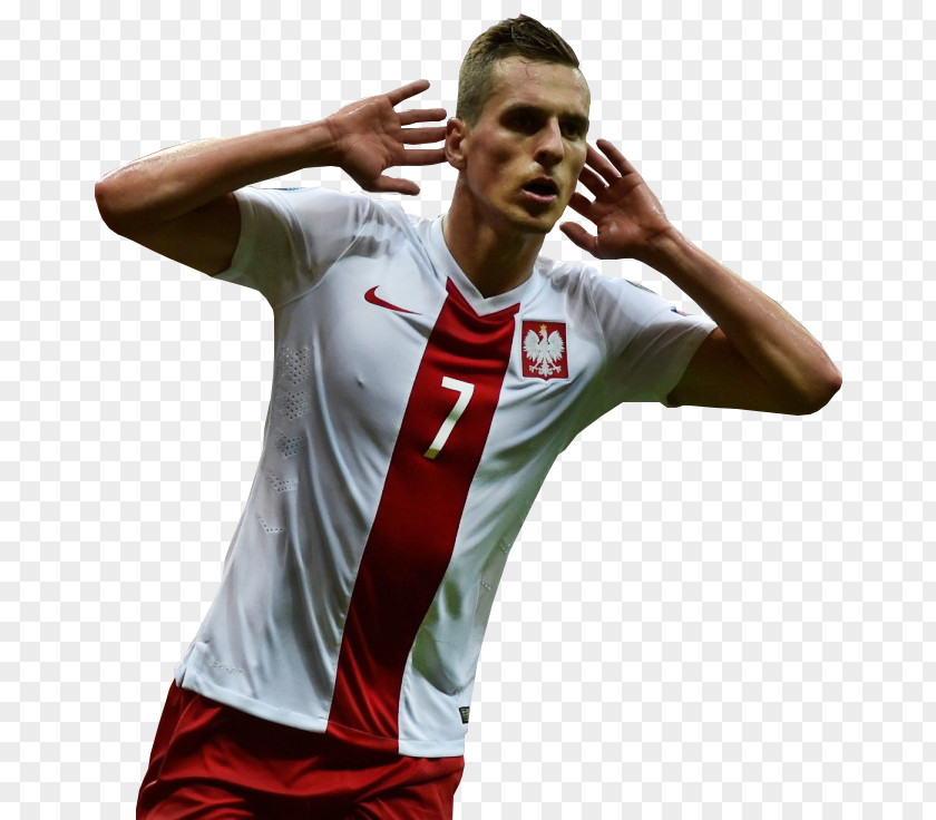 Poland Football Player T-shirt Sport Clothing PNG