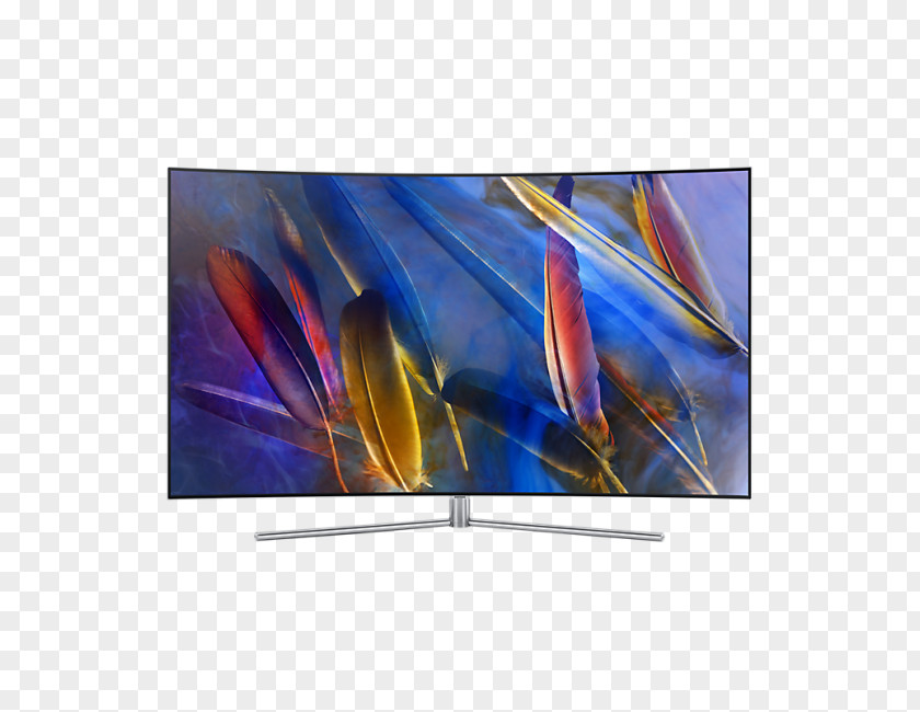 Samsung MU7000 Ultra-high-definition Television Quantum Dot Display Smart TV PNG