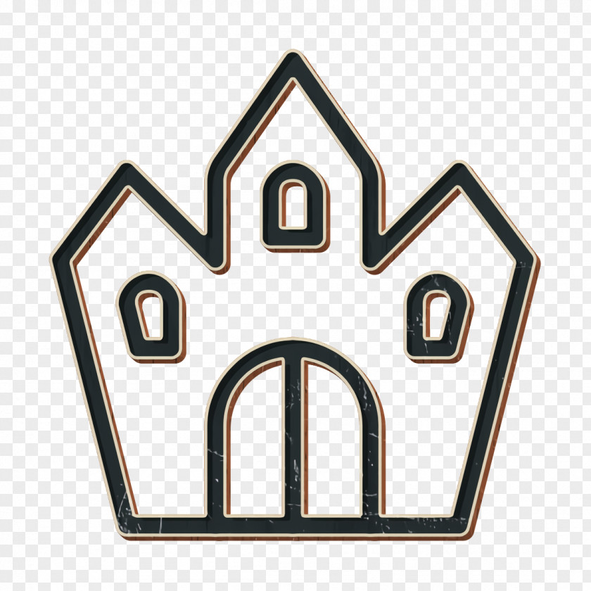 Symbol Logo Castle Icon Ghost Halloween PNG