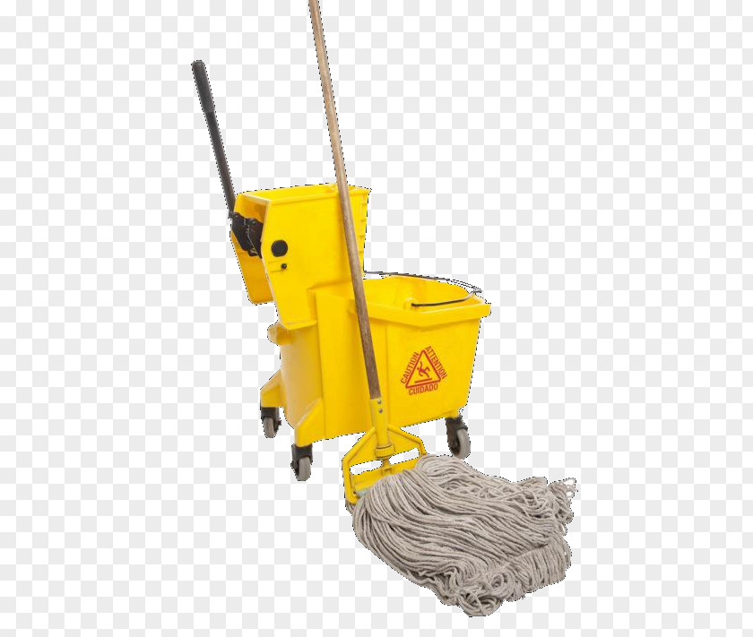 Bucket Mop Cart Cleaner Towel Cleaning PNG