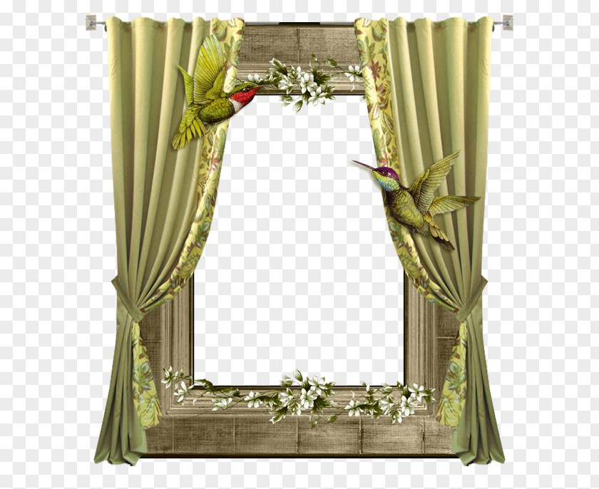 Window Curtain & Drape Rails Picture Frames PNG