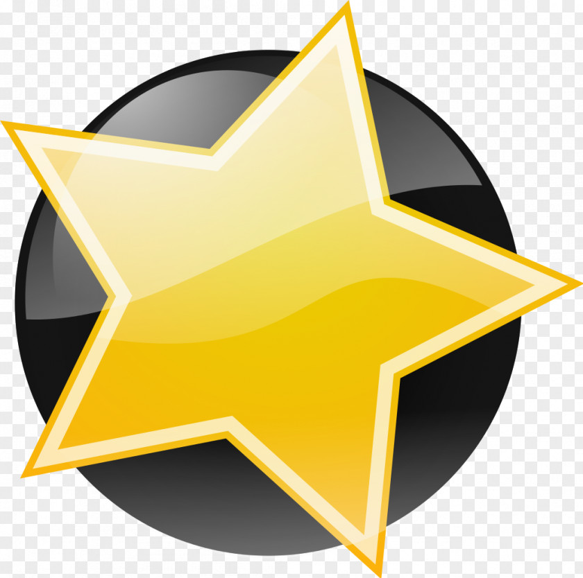 Yellow Logo Symbol Star PNG