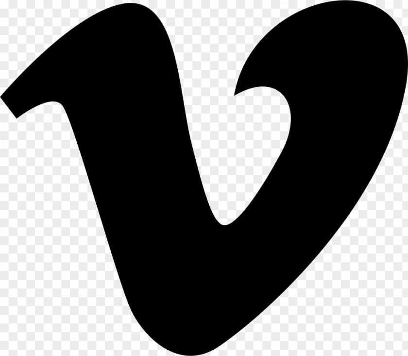 Black Vimeo Logo Clip Art PNG
