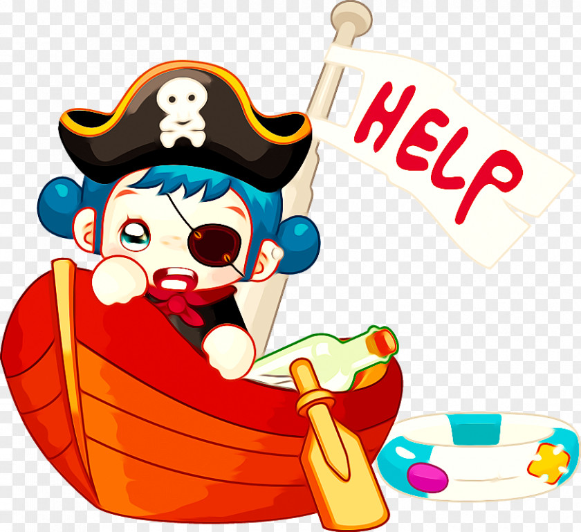 Cartoon Pirate Ship Piracy Drawing PNG